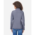 thumbnail image 3 of CORE365 CE72W Women's Venture Heathered Stripe Full-Zip-Classic Navy/ White-3XL, 3 of 6
