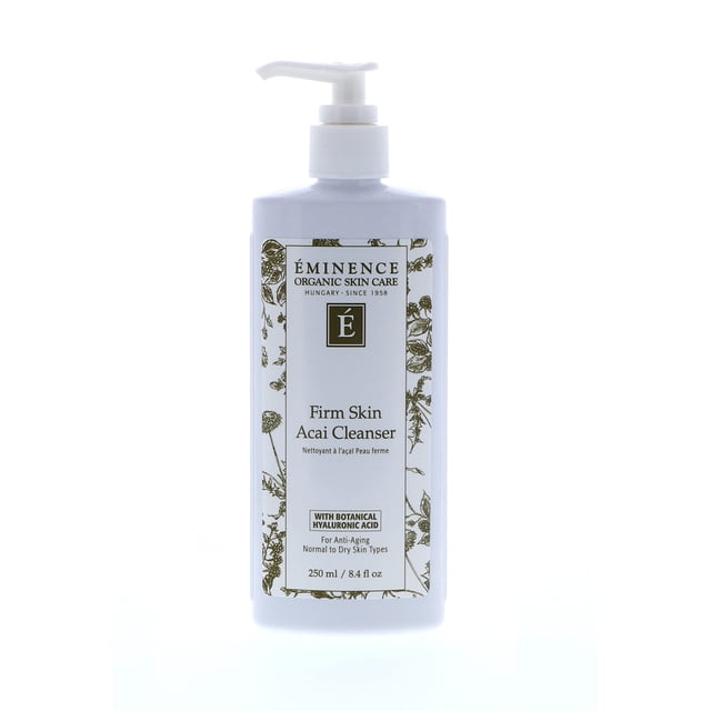 Limpiador Eminence Organic Skincare Firm Skin Acai con ácido hialurónico, 250 ml