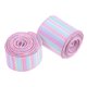 thumbnail image 5 of 2 rollos de cinta de arpillera de Pascua con borde de alambre, cinta de alambre en tonos pastel primaverales para envolver regalos, hacer manualidades y decorar coronas de Pascua, 5 of 7