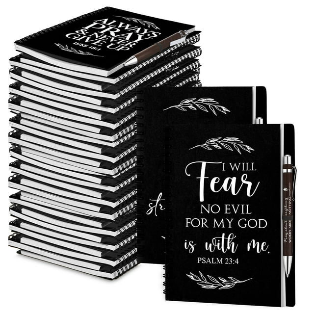 Set de cuadernos Kosiz Christian Gift A5 con bolígrafo, 60 unidades