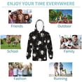 thumbnail image 5 of Lsque Rose Flowers Patten Youth Hoodie Sweatshirt Pullover with Kangaroo Pocket Boys and Girls Hoodie Warm Hoodie for Kids-X-Large, 5 of 6