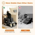 thumbnail image 6 of PAWZ Road 21.3" Dog Stairs with Scratching Post 3-Step Pet Stairs with Cat Condo for Small Dog Dark Gray, 6 of 10