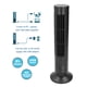 thumbnail image 4 of Ventilador De Torre Silencioso, 2 Velocidades Ajustables Con Puerto USB, Ahorro De Energía, Ventilador De Piso De Escritorio Sin Aspas Para Oficina, Dormitorio, Viajes,, 4 of 7