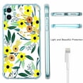 thumbnail image 5 of Pineapple Flowers Case for iPhone 11,Aesthetic Colourful Floral Pattern Soft TPU Bumper Case Cover, 5 of 5