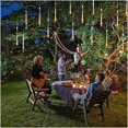 thumbnail image 6 of Viworld Meteor Shower Rain Lights, 50cm 8 Tubes LED Icicle Snow Falling Christmas Lights Outdoor Raindrop Lights for Xmas Tree Holiday Garden Decoration, Warm White, 6 of 9