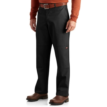Men's Loose Fit Straight Leg Double-Knee Work Pants