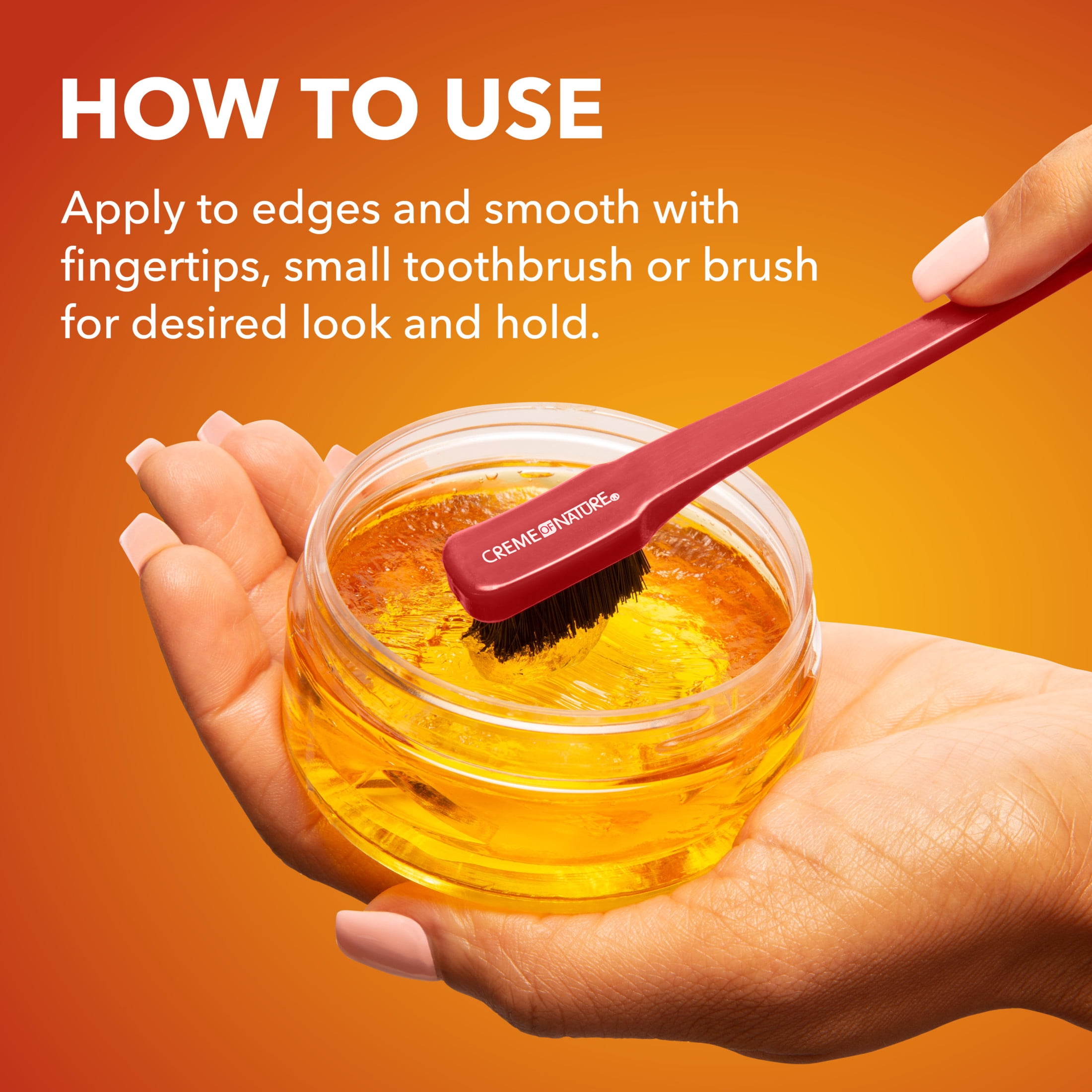 (2 pack) Creme of Nature Perfect Edges™ Firm Hold Edge Control with Argan Oil, 2.25 oz
