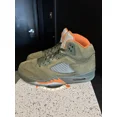 thumbnail image 3 of Ni - ke Size 10.5 - Air Jordan 5 Retro 2024 Olive, 3 of 5