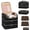 Black, variant on 3-Layer Portable Nail Polish Organizer & Travel Case, Holds 86-100+ Bottles, Multi-Functional Nail Tech Kit and Cosmetic Storage Bag
