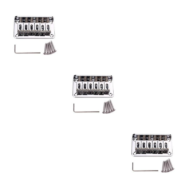 Yuarrent Guitar Saddle Tailpiece Professional Repair Accessories Replace Replacement Fixed Component Bridge Fitting Instrument String Type1