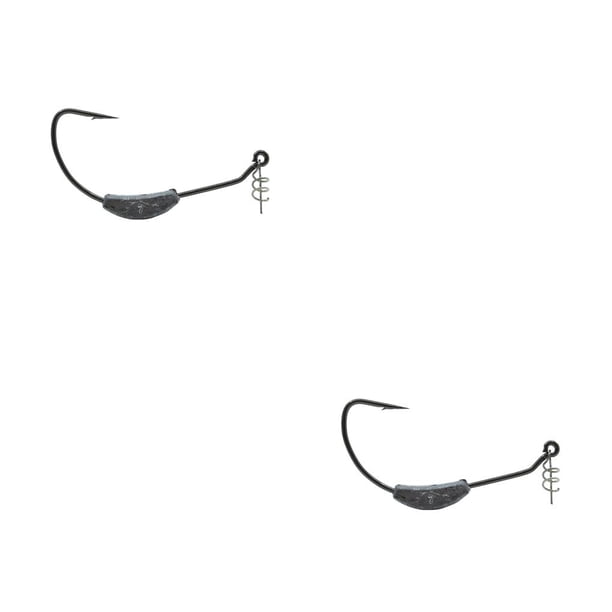 Yuarrent Anzuelo de pesca de acero de alto carbono, anzuelos de manivela de gusano, suministros de aparejos de 2,5g Type4 NO4 Yuarrent CBP269742