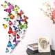 thumbnail image 4 of 38 piezas de calcomanías de pared de mariposas, pegatinas de decoración de pared de mariposas 3D para decoración de pared del hogar, habitación, guardería, 4 of 6