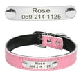 thumbnail image 2 of Pet Artist Personalized Dog Collars for Small Dogs Leather Custom Name Engraved for Yorkie, 2 of 7