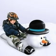 thumbnail image 3 of Snow Snowman Inflatable Thicken Reusable Ski Outdoors Tube Sled Cutely Sport Circle Cold-resistant Handle Resistance Outdoors, 3 of 9