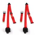 thumbnail image 1 of Kit de Ceinture de Sécurité Baquet Rétractable Rouge 3 Points avec 2 Ceintures pour 1964-1966 Ford Mustang, 1 of 1