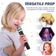 thumbnail image 3 of LEEYNEER Accessoire de Microphone pour Enfants Simulation de Micro Accessoire de Costume de Chanteur Accessoire de Jeu de Rôle Fourniture de Fête Musicale, 3 of 6