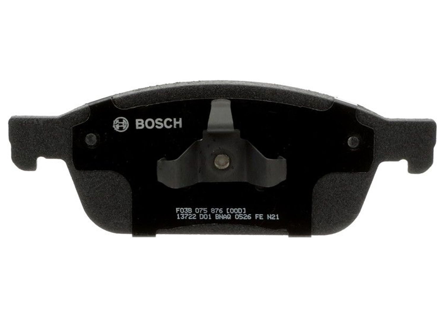 BOSCH BP1668 QuietCast Premium Semi-Metallic Disc Brake Pad Set - Compatible With Select Ford Focus; FRONT