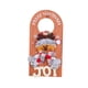 thumbnail image 3 of Placa de madera con pomo para puerta de Navidad, decoración navideña, letrero colgante de bienvenida para puerta Ciervo, 3 of 9