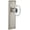 Satin Nickel, variant on Grandeur Provence Crystal Door Knob with Fifth Avenue Plate