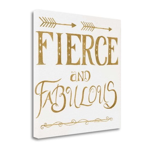 Tangletown Fine Art 'Fabulous' Textual Art on Canvas