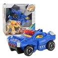 thumbnail image 2 of Figuras de dinosaurios deformables, modelo de juguete de vehículo de coche con tracción inercial de plástico, regalo novedoso para niños, 2 of 8