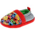 thumbnail image 1 of Sesame Street Chaussons pour Tout-Petits, Imprimé Personnage Intégral, Rouge Gris, Taille 7 8, 1 of 2