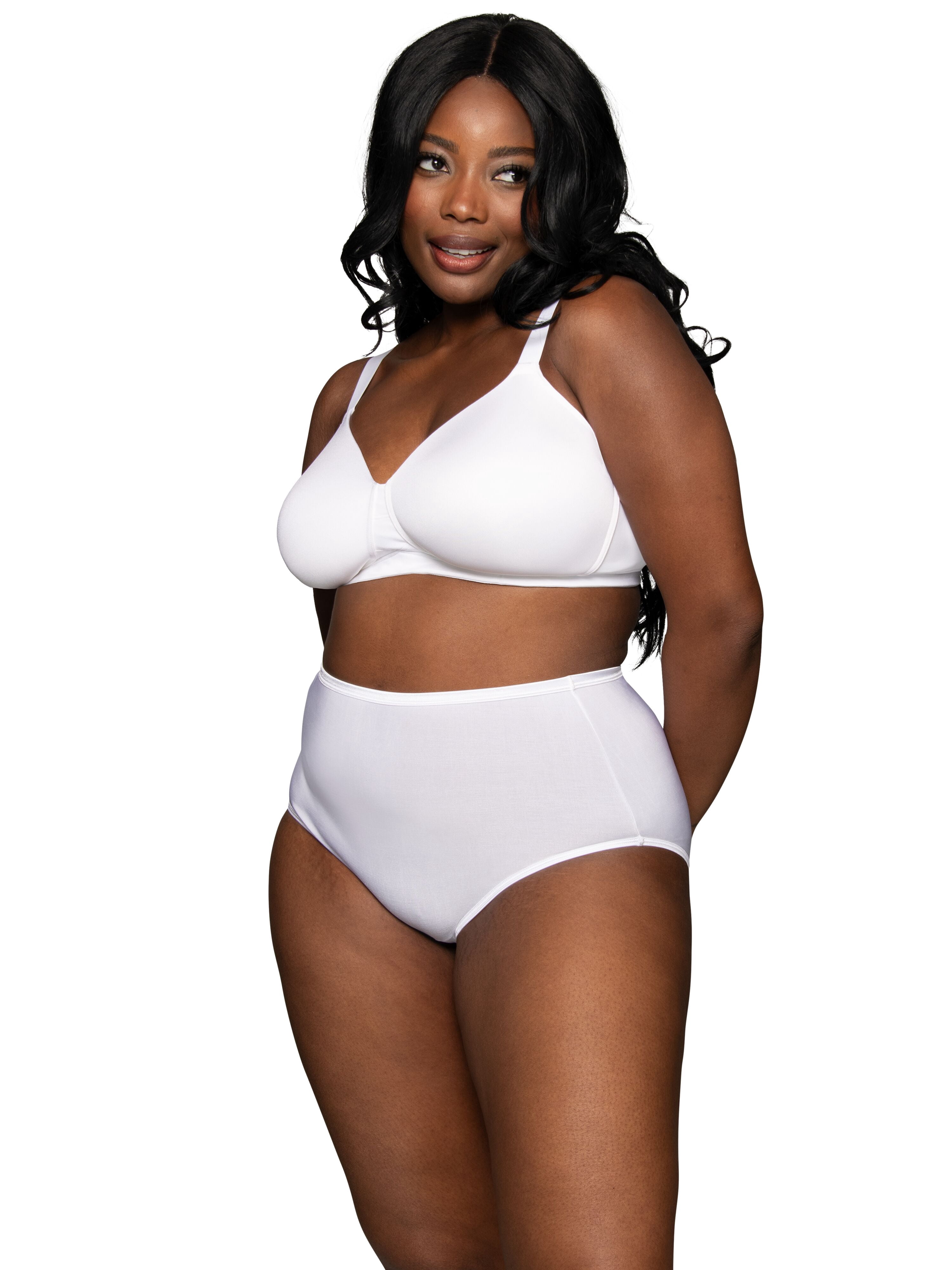 Vanity Fair Lingerie Women's Beauty Back Wireless Bra with Extended Side and Back Smoothing, Style 71267