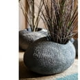thumbnail image 6 of Japanese Zen Style Gray Stone Flowerpot, 6 of 10