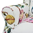 thumbnail image 2 of Jennifer Taylor Home Indie 33" Wingback Skirted Arm Chair Peacock & Floral, 2 of 17