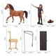thumbnail image 4 of Figura De Caballos Sunnimix Modelo De Animales Estatuilla De Acción Decoración De Juguete, 4 of 8