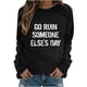 thumbnail image 1 of Sudadera Para Mujer Cuello Redondo Sudadera de Gran Tamaño Casual Manga Completa Cuello Redondo Tops Camisas Sueltas Blusa Jersey Sudadera Estampada Odeerbi  ODB136881, 1 of 5