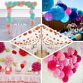 thumbnail image 5 of Efavormart 6 PCS Paper Tissue Wedding Birthday Party Banquet Event Festival Paper Flower Pom Pom - White 8 inch, 5 of 11