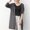 Dark Gray women cardigan fall winter a1, variant on thefmos Women Cardigan Fall Winter Long Sleeve Open Front Flow Knit Loose Solid Casual Basic Cover Up Tops for Daily Outfits, Black L