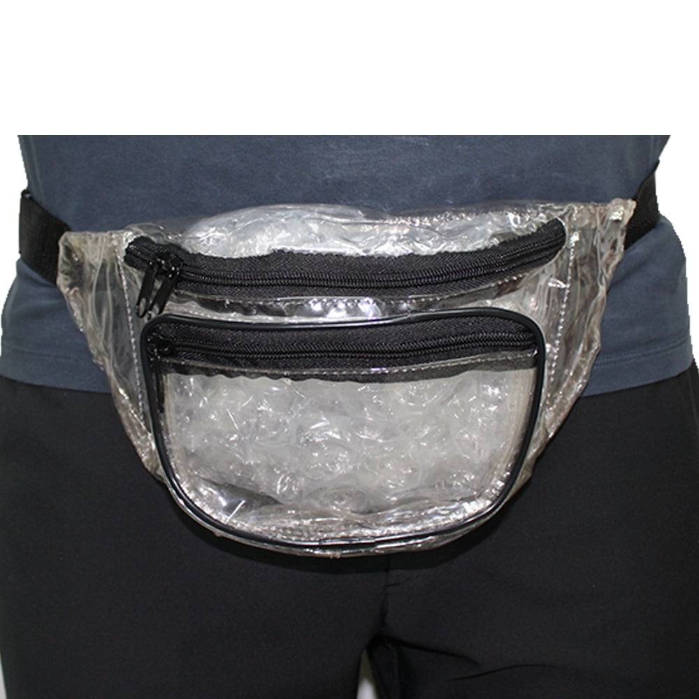 clear plastic fanny pack