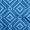 thumbnail image 1 of oneOone Viscose Chiffon Medium Blue Fabric Geometric Craft Projects Decor Fabric Printed By The Yard 42 Inch Wide, 1 of 4
