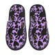 thumbnail image 1 of Fotbe Cartoon Black Cats Pantuflas Peludas para Mujer con Estampado, Zapatillas de Peluche, Zapatos de Invierno para Casa, Uso Interior y Exterior-Large, 1 of 8