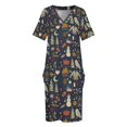 thumbnail image 4 of Vestido usado con bolsos para mujeres con ropa de dormir individual, 4 of 7