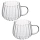 thumbnail image 5 of 2 tazas de vidrio transparente con asa, 450 ml, para café, té, sopa o cualquier otra bebida., 5 of 7