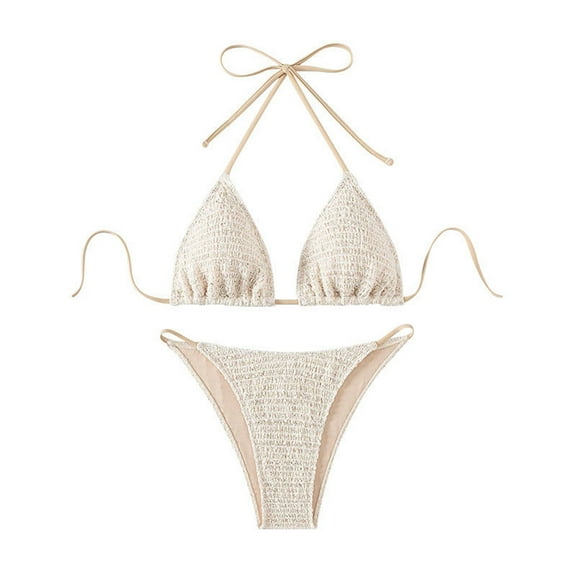 Naughtyhood Summer Bathing Suits for Women Swimsuits Women Two Piece Two-piece Swimsuit Women's Three-point Bikini Hot Spring Swimsuit,Swimsuit Sets for Women 2024