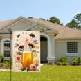 thumbnail image 2 of Amhnf Bee And Flower Garden Flag With Honey Jar Design For Home Outdoor Garden Yard Decor 12x18 inch, 2 of 5