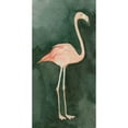thumbnail image 3 of Caroline, Emma 14x24 Black Modern Framed Museum Art Print Titled - Forest Flamingo II, 3 of 5