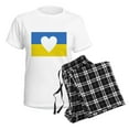 thumbnail image 4 of CafePress - Ukraine Heart Pajamas - Women's Short Sleeve Print T-Shirt and Pants Light Cotton Pajama Set, 4 of 7