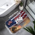 thumbnail image 3 of USA 250th Anniversary Bathroom Mat, America 1776-2026 Independence Day Patriotic Decorative Rug, 250 Years Birthday Nonslip Washable Absorbent Mat for Bathroom, Kitchen, Living Room,Terrace, 3 of 7