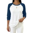 thumbnail image 3 of yillto Long Sleeve for Women Shirts Lightweight Soft Basic Round Neck Casual Loose Tshirts Tops, 3 of 7