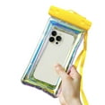 thumbnail image 2 of sunsanly Waterproof Phone Pouch with Lanyard Touchscreen Clear Leakproof PVC Universal Beach Kayaking Swimming Floating Cell Phone Dry Bag Case Protector, 2 of 8