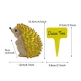thumbnail image 3 of Estatua de erizo Durian, colección de ilustraciones de animales, decoraciones de jardín, escultura de paisaje para escritorio, patio trasero, granja Sharpla Estatua del erizo de Durian, 3 of 8