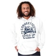 thumbnail image 5 of PACMAN Connecticut State Levels Up Hoodie Sweatshirt Women Men Brisco Brands S, 5 of 6