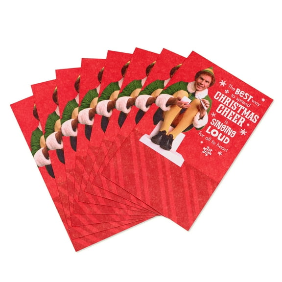 American Greetings Christmas Buddy The Elf Money/Gift Card Bundle, Buddy Money (Pack of 8)