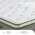 thumbnail image 5 of Novilla 10'' Hybrid Mattress Gel Memory Foam Pocket Spring Mattresses for Cool Sleep, Twin, 5 of 9