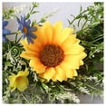 thumbnail image 4 of Spring Wreaths for Front Door,17.7 Inch Handmade Sunflower Wreaths,Artificial Spring Wreaths for Front Door Wall Window Wedding Party Home Hanging Decor, 4 of 6